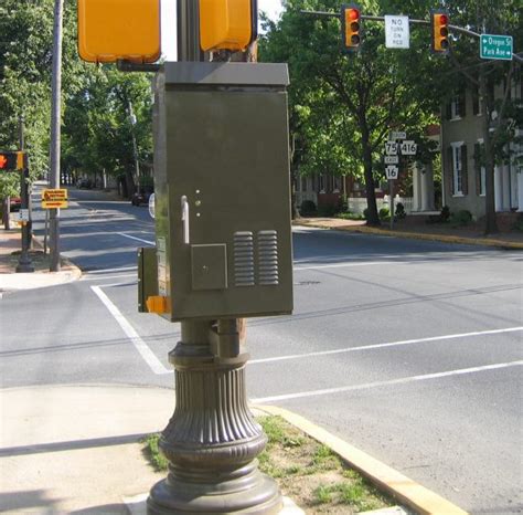 electrical junction box at traffic light|apx traffic control box.